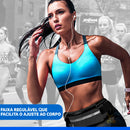 Pochete Esportiva Preta – Porta Celular, Garrafa e Utensílios para Corrida